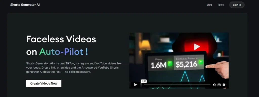 Shorts Generator AI